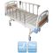 Bed Single Perawatan Listrik Aluminium Side Rail Drainase Kait Cold Rolled Steel Plate Basis Perawatan Perawat Bed