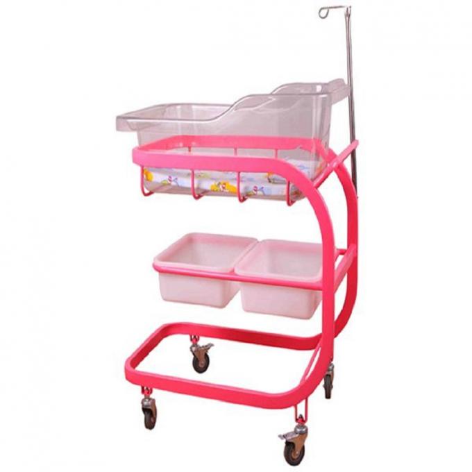 Tempat Tidur Bayi Rumah Sakit CE Single Crank Manual H58mm 0