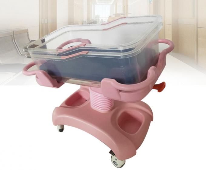 Tempat Tidur Bayi Rumah Sakit CE Single Crank Manual H58mm 2