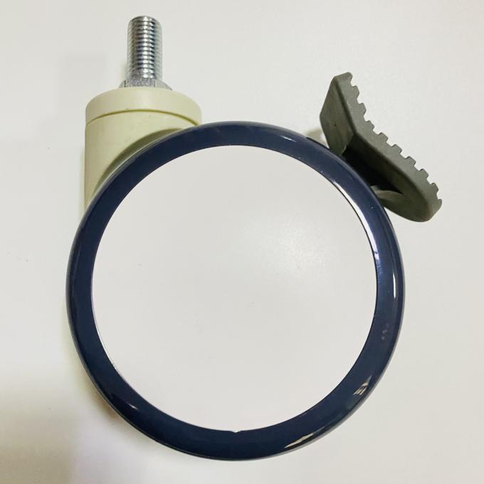 Roda Caster Medis Roda Batang Berulir Roda Caster Diam Untuk Tempat Tidur Rumah Sakit 0