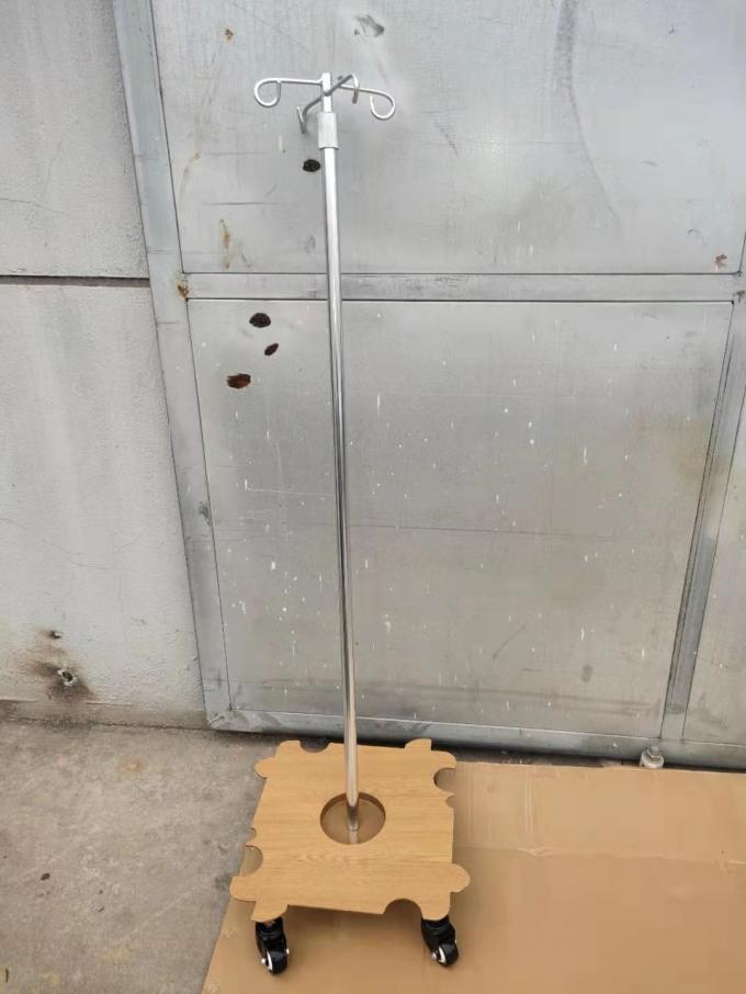 Aluminium Movable Standing IV Infusion Stand IV Pole Kamar Tidur Pasien 1
