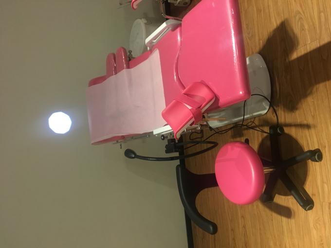 Meja Pemeriksaan Gynaec Listrik Rumah Sakit Pink Meja Obstetri Tempat Tidur Pengiriman Dengan Lampu 1