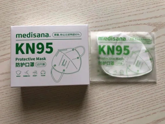 Masker Wajah Bedah Medis KN95 Masker Sekali Pakai Respirator Bedah 0