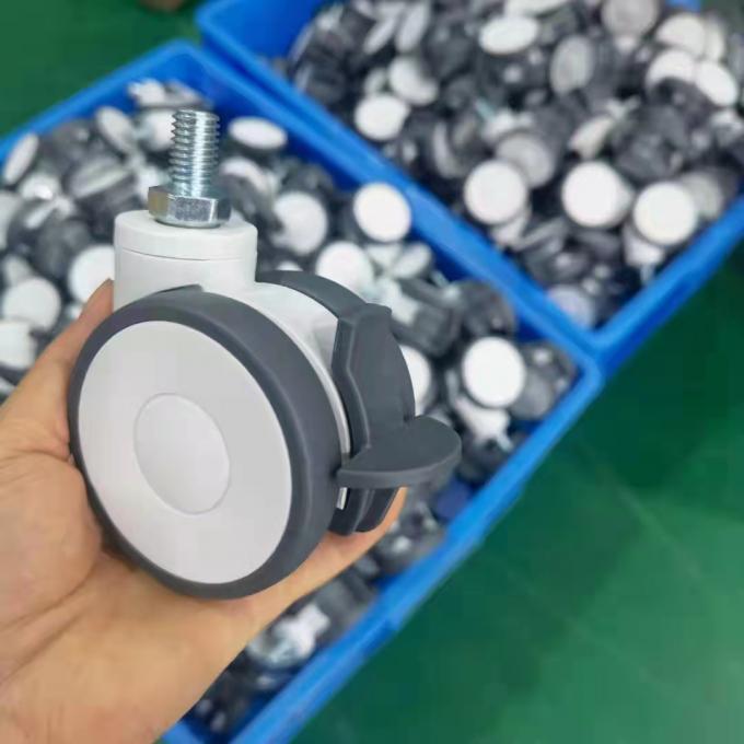 Kastor Gerobak Medis Praktis 3 Inch Digunakan Di Rumah Sakit Off-White 2