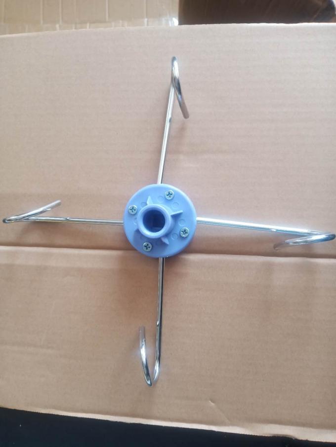 Kait Batang Infus Stainless Steel Biru Untuk Rumah Sakit 0
