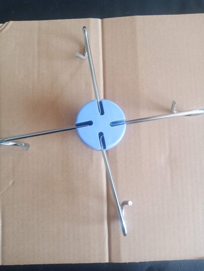 Kait Batang Infus Stainless Steel Biru Untuk Rumah Sakit 1