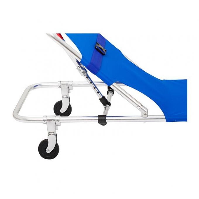 Aluminium Alloy Material Blue Hospital Folding Tandu rumah sakit didedikasikan 0