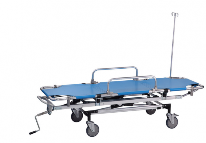 Bahan Aluminium Alloy Tandu Darurat Troli Warna Biru 0
