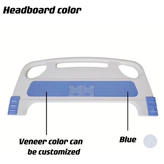 Bahan PP blue blow moulding headboard dan footboard untuk tempat tidur rumah sakit 1
