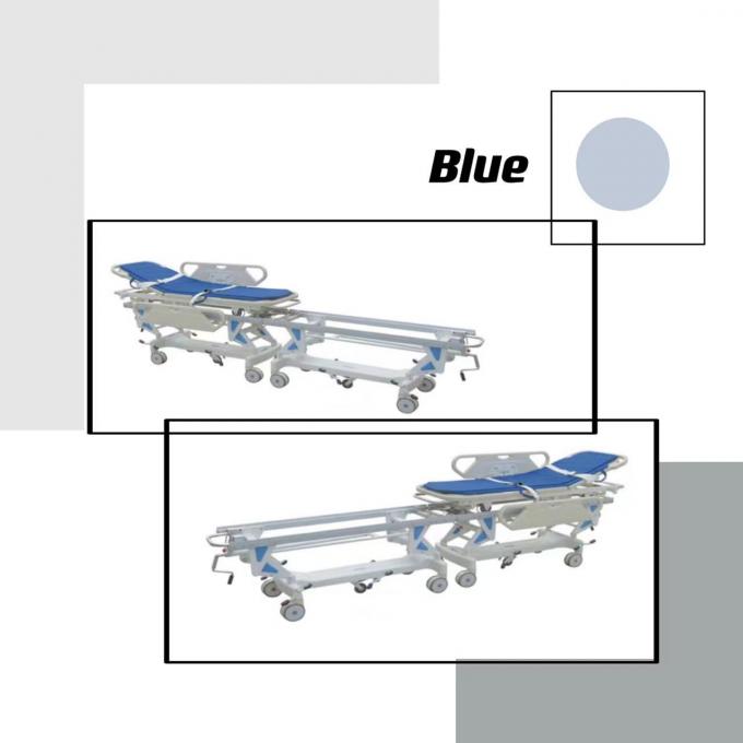 Kustom Trolley Penyelamatan Darurat Tandu Medis Rumah Sakit Bed Gurney 0