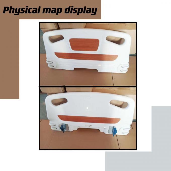 Headboard dengan bahan PP dua warna roda anti-tabrakan untuk penggunaan di rumah sakit 1
