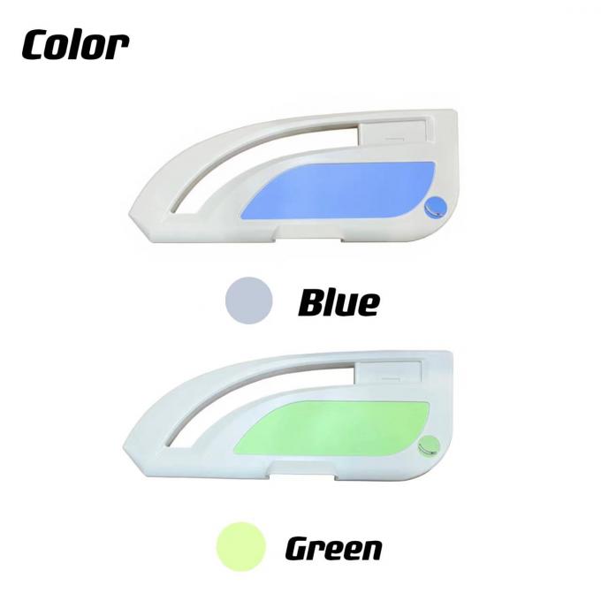 PP Security Hospital Bed Guard Rail Dengan Bracket Biru Hijau Khusus 0