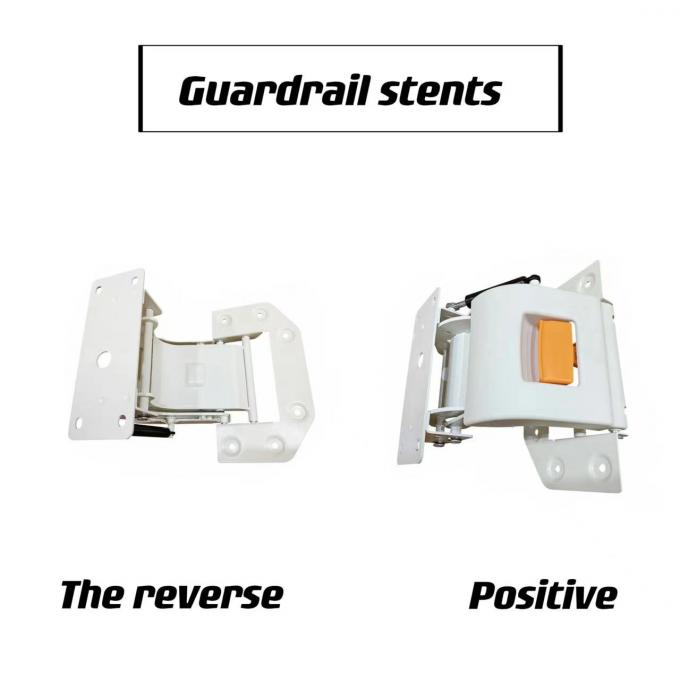 PP Security Hospital Bed Guard Rail Dengan Bracket Biru Hijau Khusus 1