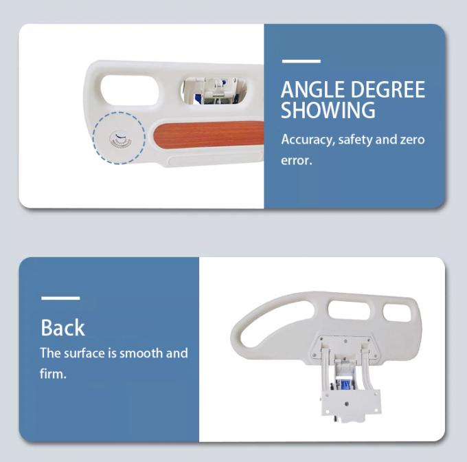 PP Material Hospital Guard Rail Brown Dengan Angle Display 1