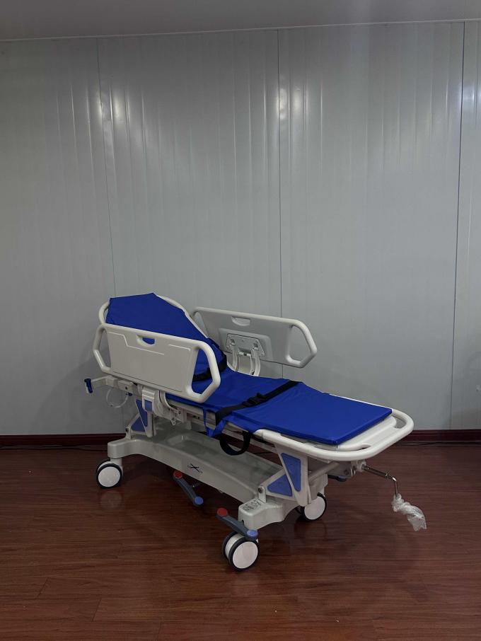 Aluminium paduan pasien Transfer Stretcher Trolley 1930*640*530 Gerakan mobil terbuat dari baja 0