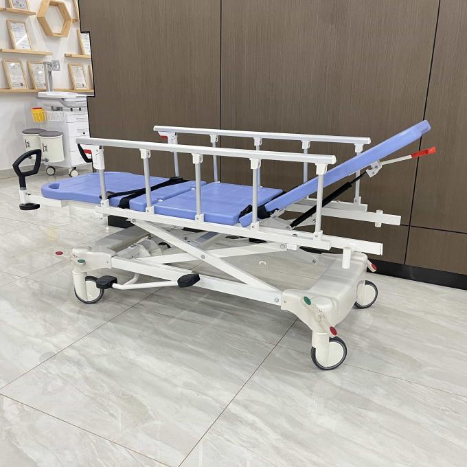 Hospital Equipment Medical Patient Trolley pengaman lipat Pengiriman kursi roda b 1