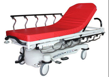 Warna Merah ABS Tempat Tidur Rumah Sakit Tandu Mewah, Mudah Dibersihkan