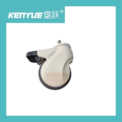 Beli 5 Inch 100mm Thread Stem Fitting Medical Caster Wheels ABS TPR pembuatan online
