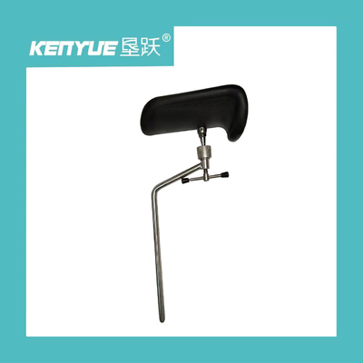 Beli Hitam PU Logam Stainless Steel Pemegang Kaki Obstetrik Untuk Tempat Tidur Rumah Sakit pembuatan online