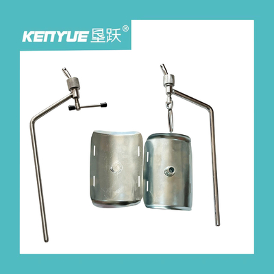 Beli Silver White Iron Leg Rest Bahan Logam Medis Untuk Tempat Tidur Rumah Sakit pembuatan online
