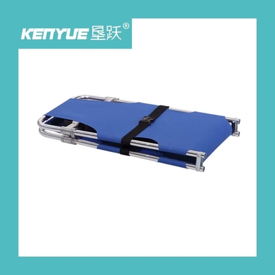 Beli Aluminium Alloy Material Blue Hospital Folding Tandu rumah sakit didedikasikan pembuatan online
