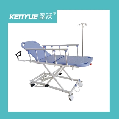 Beli Tandu Ambulans Hidrolik Troli Biru Untuk Medis Rumah Sakit pembuatan online