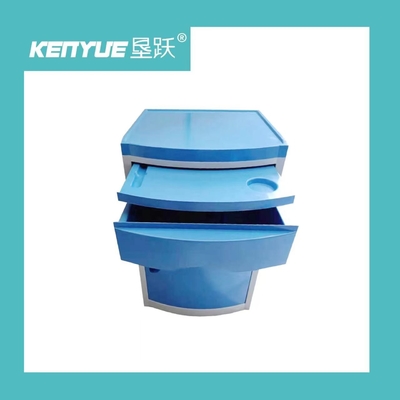 Beli Bahan ABS meja samping tempat tidur rumah sakit biru meja samping tempat tidur khusus rumah sakit pembuatan online