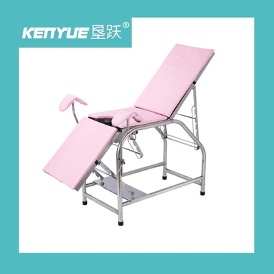 Beli Tempat Tidur Pemeriksaan Ginekologi Meja Kebidanan Hitam Sederhana Stainless Steel pembuatan online