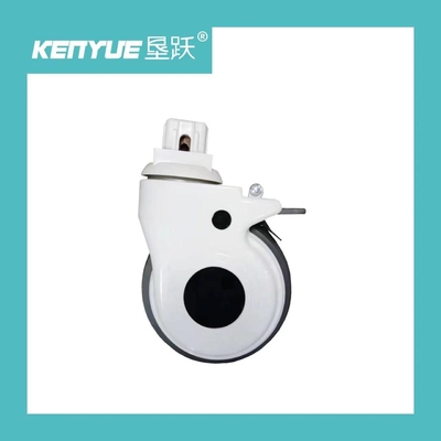 Beli 5 inci Universal Wheel Dengan Rem Putih Spesial Medical Caster Rumah Sakit Penggunaan pembuatan online