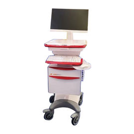 Beli Gerobak Dudukan Komputer Adjustable ABS Mobile Dengan Meja Kerja Tinggi 890mm-1290mm pembuatan online