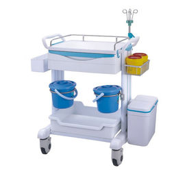 Beli Sickroom Nursery Instrumen Medis Troli 1100 * 640 * 1000mm Dengan Kotak Obat Sampah pembuatan online