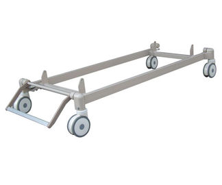 Beli Sistem Rem Tengah Kastor Kelas Medis Paduan Aluminium 6 Inch pembuatan online