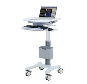 Beli Aluminium Rolling Computer Cart Medical All In One Dengan Meja Tinggi 80-120cm pembuatan online