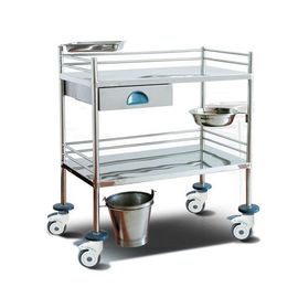 Beli Instrumen bedah Trolley Pasien Rumah Sakit, Trolley Peralatan Medis Stainless Steel pembuatan online