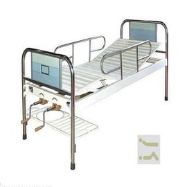Beli Perabot Rumah Sakit Manual Tempat Tidur Pasien Dengan Dua Panel Belakang Cranks Dibuat Dengan Bingkai SS Dengan Panel Laminated pembuatan online
