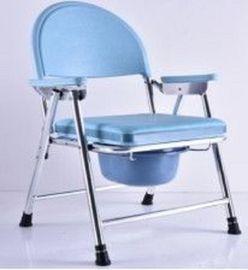 Beli Kursi Lipat Commode Perawatan Rumah Tangga Paduan Aluminium Keselamatan Kerja 200kgs pembuatan online