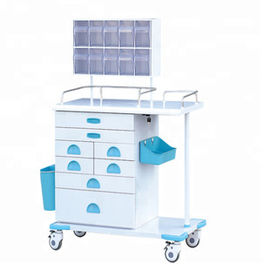 Beli Peralatan Trolley Anestesi Multi-Tujuan yang Dapat Dilepas Dengan Trolley Ganti Rias Medis Silent Wheel pembuatan online
