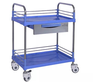 Beli Peralatan Medis Rumah Sakit Trolley Biru Berpakaian Injeksi Suntik / Trolley Pengiriman Rumah Sakit pembuatan online