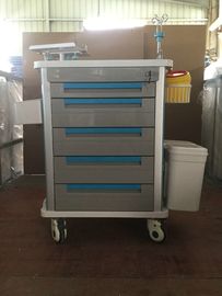 Beli Keranjang Trolley Medis Stainless Steel, Pengiriman Trolley Obat Darurat Rumah Sakit Icu pembuatan online