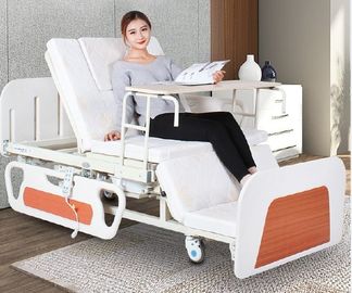 Beli Tempat Tidur Medis Kembali Adjustable Rotating Rumah Sakit Tempat Tidur Perawatan Listrik Untuk Rumah Putih pembuatan online