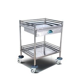 Beli Troli medis stainless steel troli rumah sakit lapisan tunggal pembuatan online