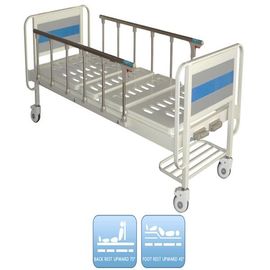 Beli Manual Medis Dua Fungsi Tempat Tidur Rumah Sakit Dengan Dua Cranks Dan Over Bed Table pembuatan online