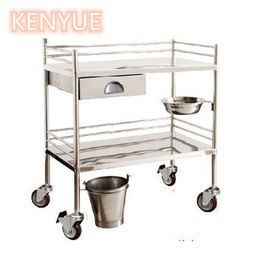 Beli Keranjang Trolley Medis Stainless Dengan Laci, Trolley Darurat Icu pembuatan online