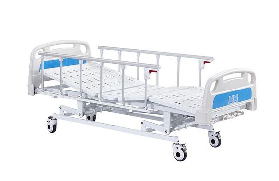 Beli Kastor Mewah Multifungsi CE ISO 680mm 3 Tempat Tidur Rumah Sakit Manual Engkol pembuatan online
