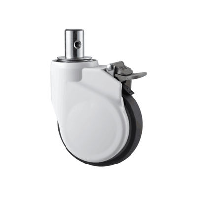 Beli Bagian Tempat Tidur Rumah Sakit Medical Caster 5 Inch Bisu Plastik Roda Dengan Rem ABS Penutup Luar pembuatan online