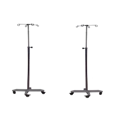 Stainless Stand Medical Infusion Mendukung Transfusi Iv Pole Untuk Rumah Sakit