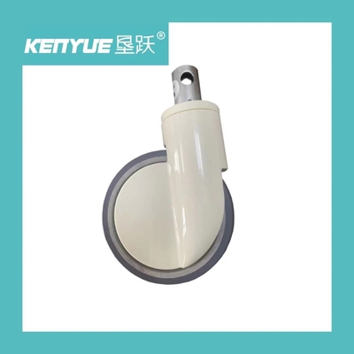 Single Piece 6 Inch Medical Caster Untuk Tempat Tidur Dan Peralatan Rumah Sakit
