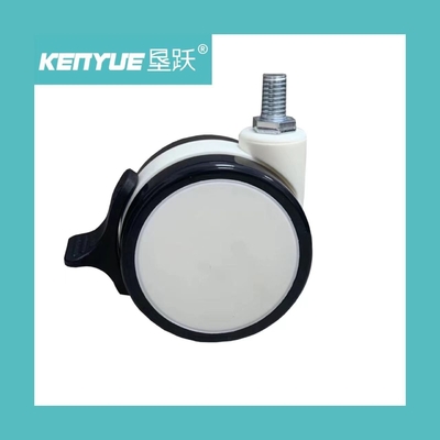Kastor Troli Hitam 3 Inch Untuk Mesin Medis Rumah Sakit Untuk Rumah Sakit
