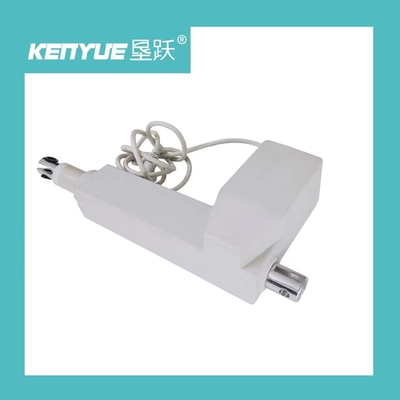 24V DC Motor Magnet Permanen Aktuator Linear Putih Untuk Tempat Tidur Medis