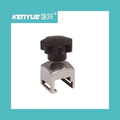 Tempat tidur bersalin rumah sakit hitam plug-in stainless steel slider persegi